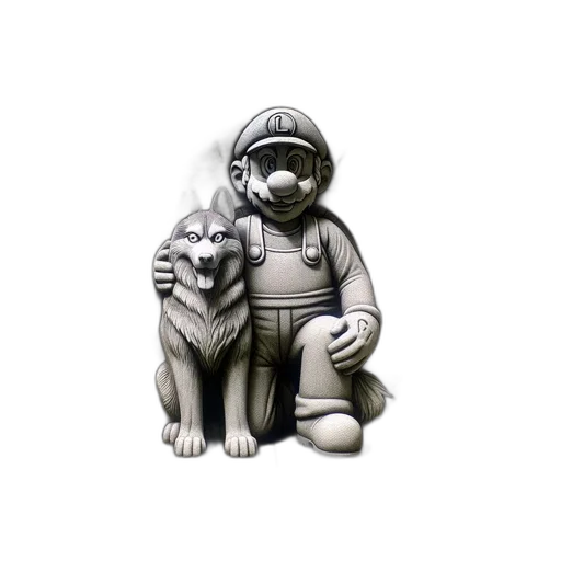 staff, jewelry, 3d render, concept art transparent PNG cut-out