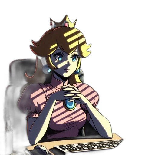 staff, crown, robot, jewelry transparent PNG cut-out
