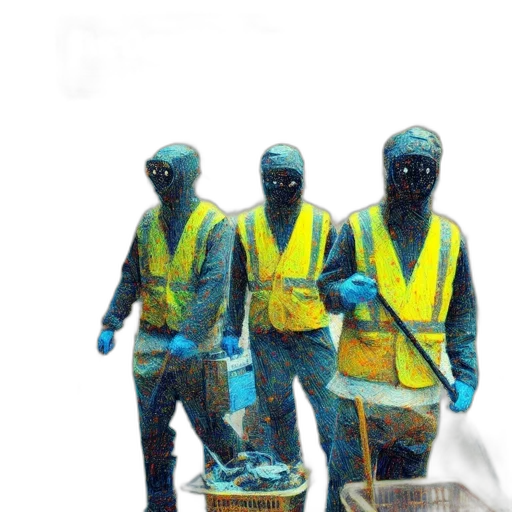 mask, staff, robot, jacket transparent PNG cut-out