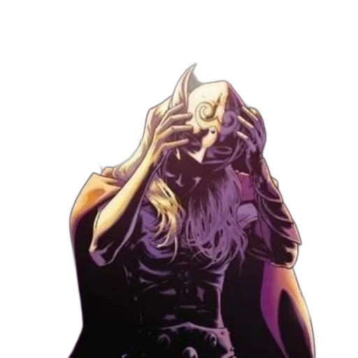 mask, hair, creature, face transparent PNG cut-out