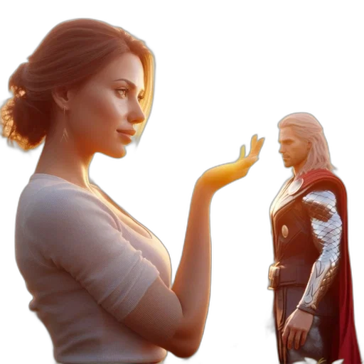 concept art, comic book art, 3d render, fantasy art transparent PNG cut-out