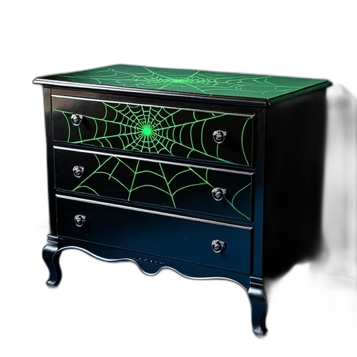 furniture, 3d render, concept art, green transparent PNG cut-out