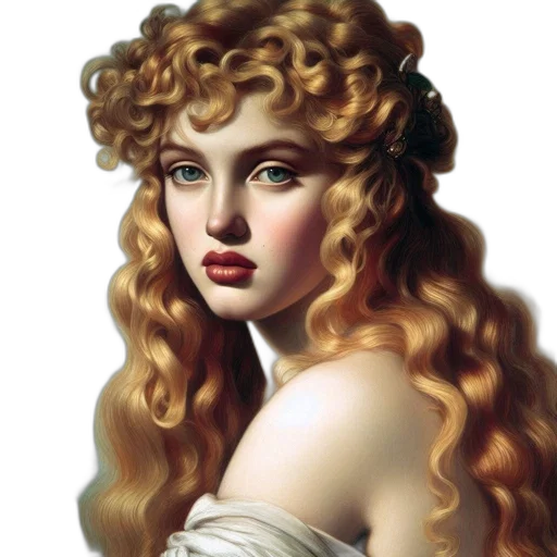 face, hair, crown, jewelry transparent PNG cut-out