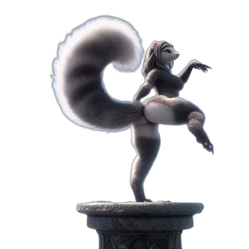 staff, creature, animal, hair transparent PNG cut-out