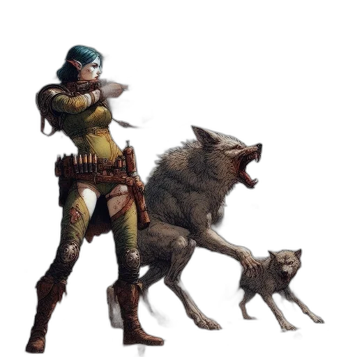 animal, staff, creature, concept art transparent PNG cut-out