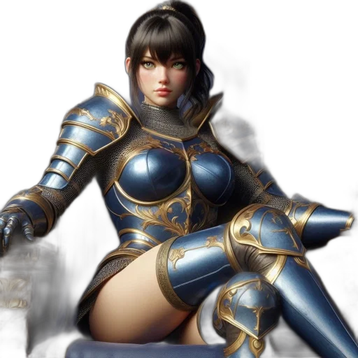 sword, fantasy art, concept art, 3d render transparent PNG cut-out