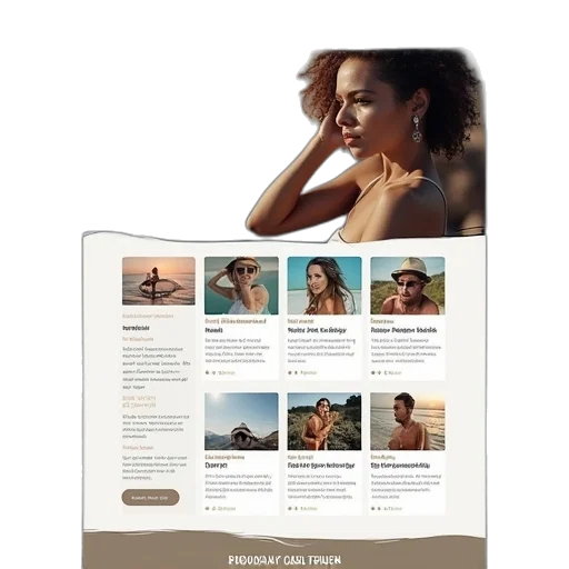 earth tones, golden, wordpress, theme transparent PNG cut-out
