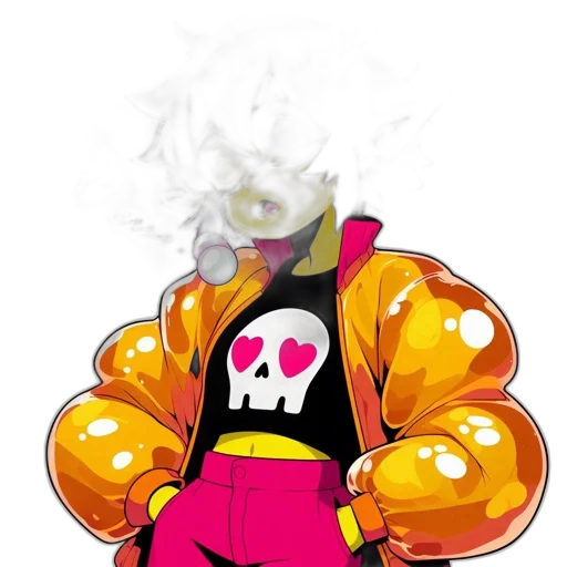 jacket, mask, robot, weapon transparent PNG cut-out