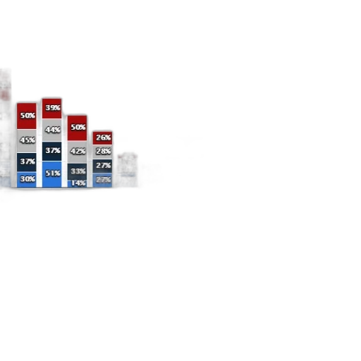 3d render, blue, colorful, monochrome transparent PNG cut-out