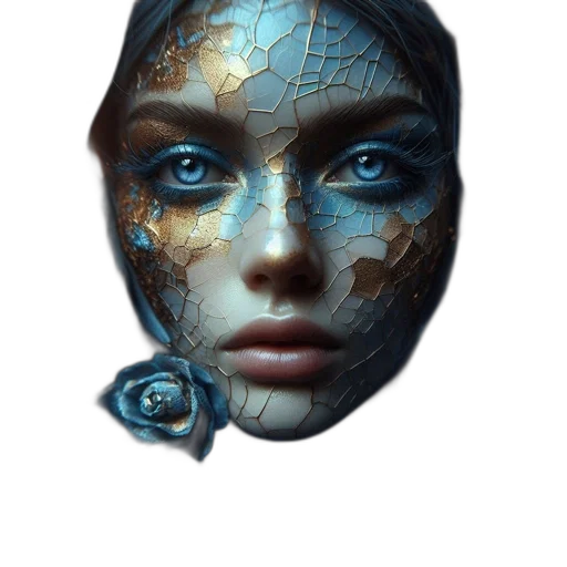 mask, face, jewelry, robot transparent PNG cut-out