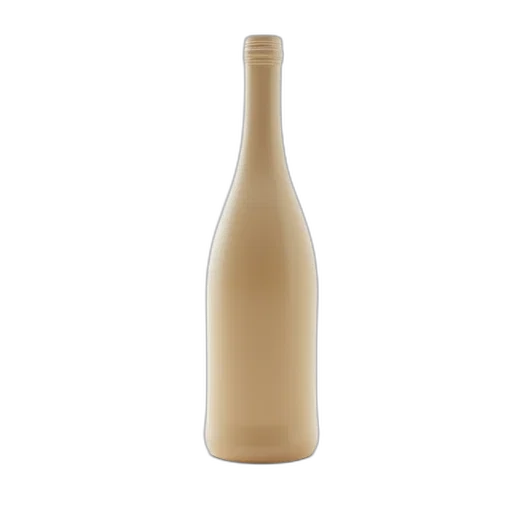 bottle, 3d render, earth tones, sake transparent PNG cut-out