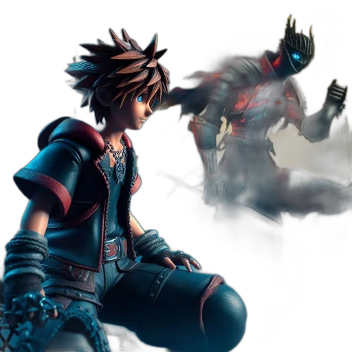 dragon, sword, concept art, 3d render transparent PNG cut-out