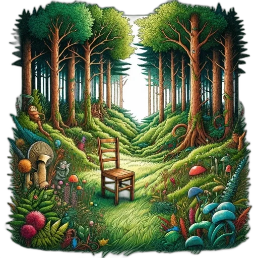 furniture, tree, food, robot transparent PNG cut-out