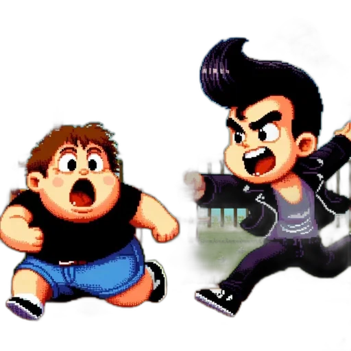 pixel art, concept art, cartoon, 3d render transparent PNG cut-out