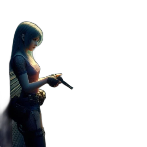 weapon, robot, staff, sword transparent PNG cut-out