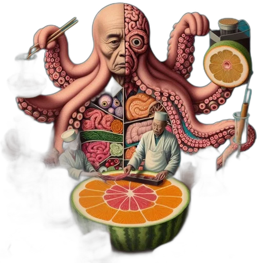 food, staff, creature, umbrella transparent PNG cut-out