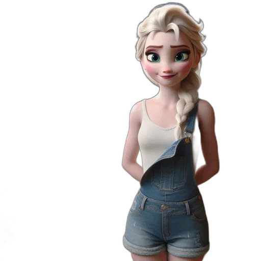 dress, 3d render, concept art, cartoon transparent PNG cut-out