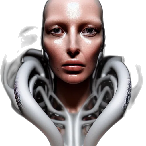 robot, face, mask, jewelry transparent PNG cut-out