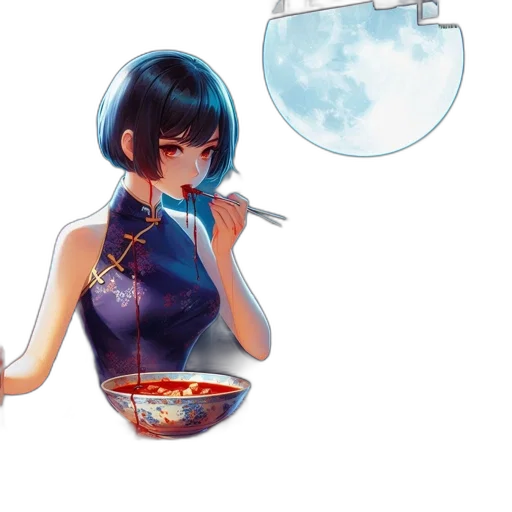 food, dress, jewelry, concept art transparent PNG cut-out