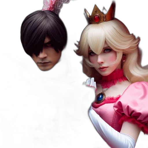 crown, mask, face, staff transparent PNG cut-out
