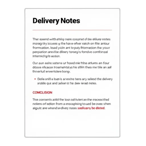 document, title, delivery, notes transparent PNG cut-out