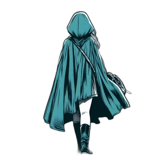 dress, jacket, umbrella, mask transparent PNG cut-out