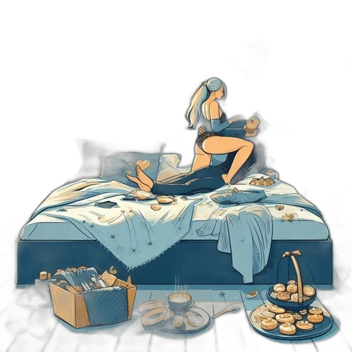 furniture, concept art, pixel art, comic book art transparent PNG cut-out
