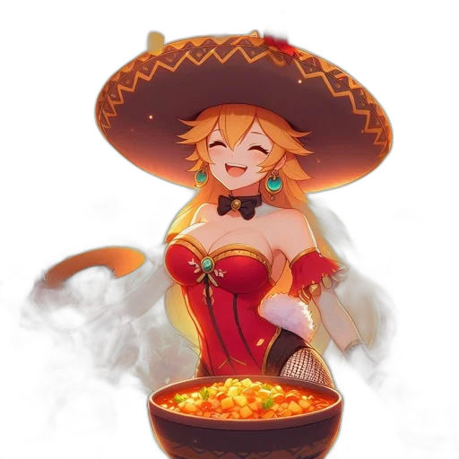 food, hat, staff, weapon transparent PNG cut-out