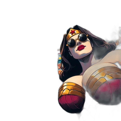 comic book art, concept art, fantasy art, pixel art transparent PNG cut-out