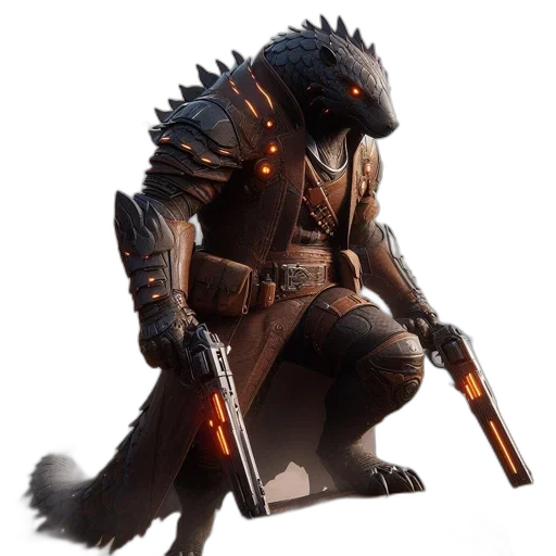 dragon, weapon, staff, creature transparent PNG cut-out