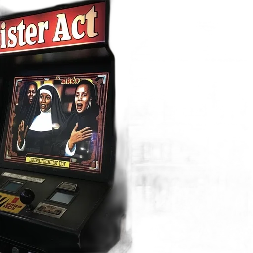 gaming, arcade, machine, shows transparent PNG cut-out