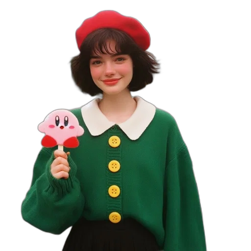 hat, jacket, staff, concept art transparent PNG cut-out