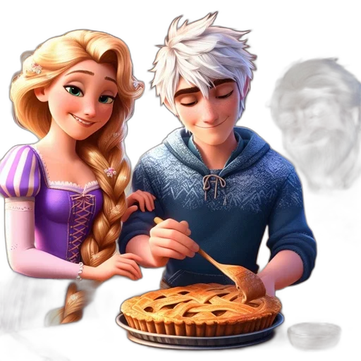 crown, food, 3d render, fantasy art transparent PNG cut-out