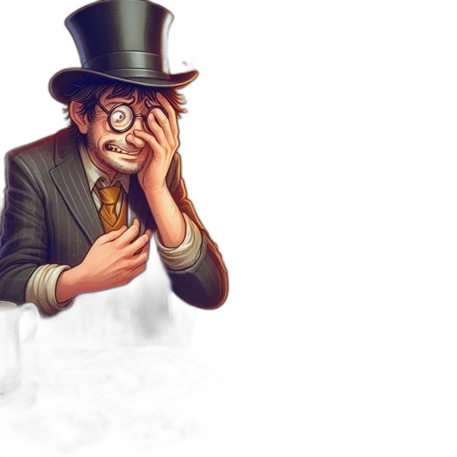 mask, staff, hat, face transparent PNG cut-out
