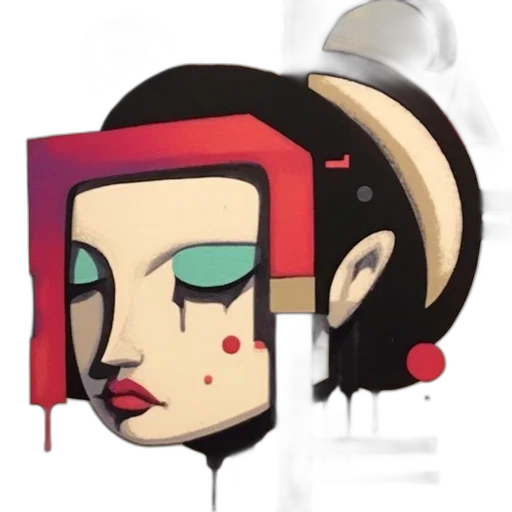 face, mask, robot, staff transparent PNG cut-out