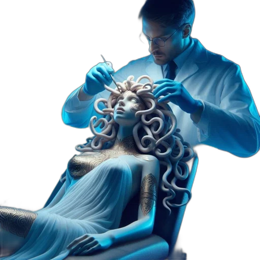 hair, crown, jewelry, staff transparent PNG cut-out