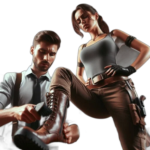 shoes, staff, weapon, concept art transparent PNG cut-out