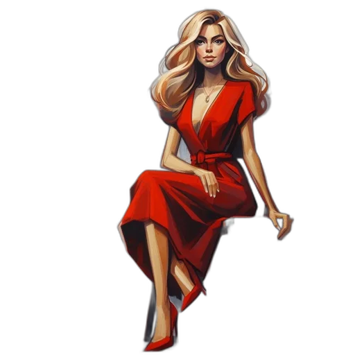 dress, jewelry, concept art, photorealistic transparent PNG cut-out