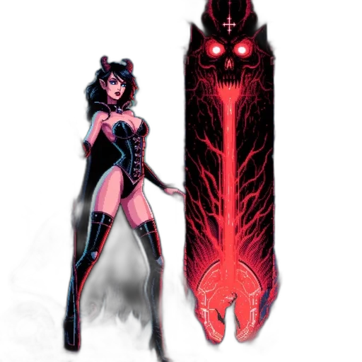 sword, concept art, fantasy art, pixel art transparent PNG cut-out
