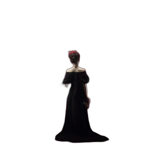 dress, crown, hat, staff transparent PNG cut-out