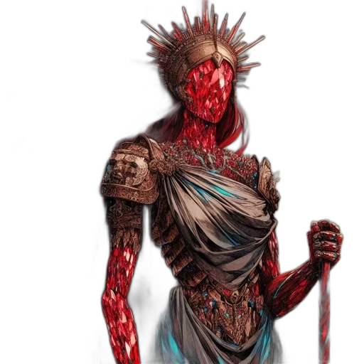 concept art, fantasy art, comic book art, pixel art transparent PNG cut-out