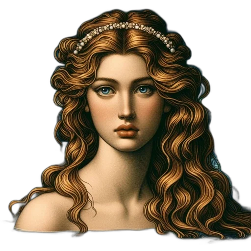 crown, jewelry, hair, face transparent PNG cut-out