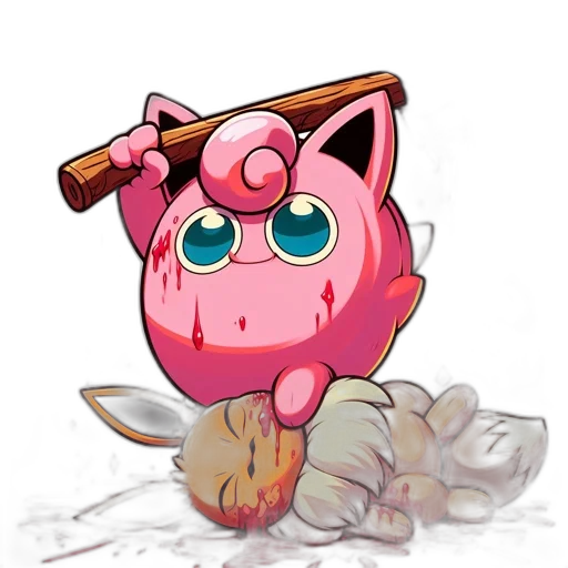 weapon, staff, animal, creature transparent PNG cut-out