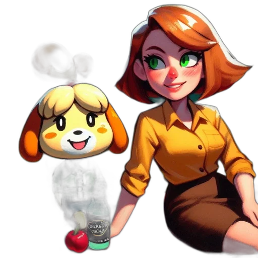 staff, concept art, pixel art, 3d render transparent PNG cut-out