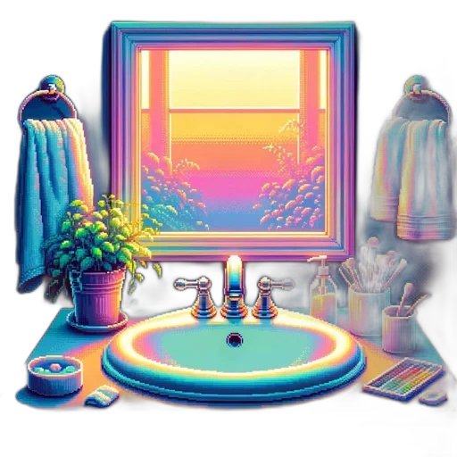 jacket, furniture, jewelry, vaporwave transparent PNG cut-out