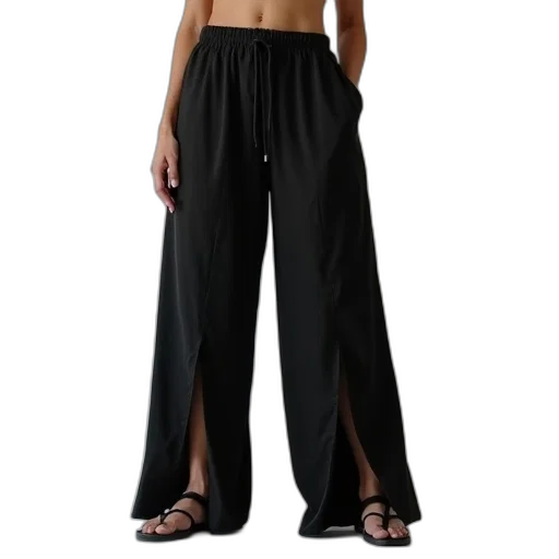 pair, black, culot, pants transparent PNG cut-out