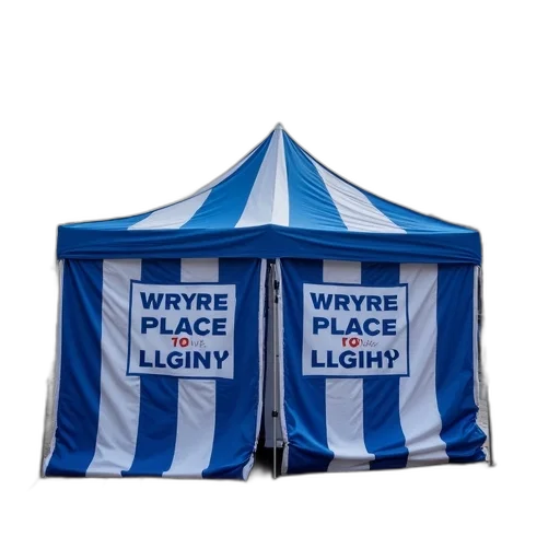 umbrella, blue, white, striped transparent PNG cut-out