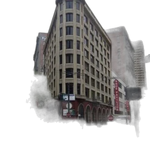 building, staff, photorealistic, 3d render transparent PNG cut-out