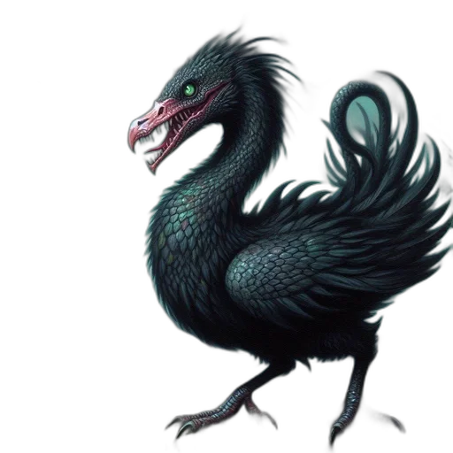 dragon, animal, creature, concept art transparent PNG cut-out