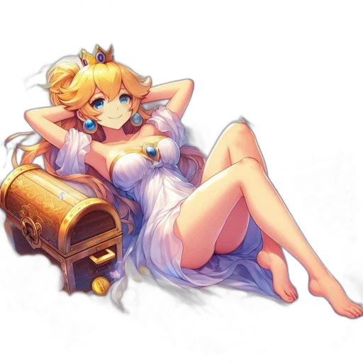 dress, weapon, crown, staff transparent PNG cut-out